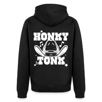 Honky Tonk - Veste à capuche bio Premium Unisexe - noir - Dos - Nico (187cm)