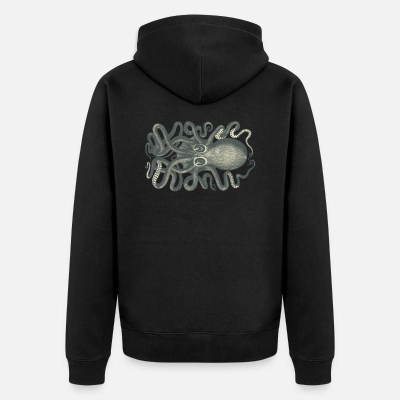 Pieuvres - Veste à capuche bio Premium Unisexe - undefined