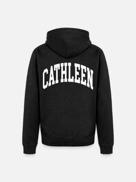 Cathleen - Unisex Premium Organic Zip Hoodie - black