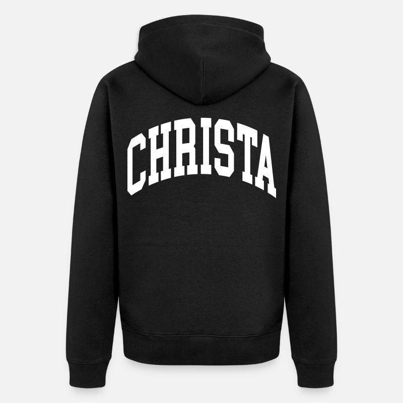 Christa - Veste à capuche bio Premium Unisexe - noir