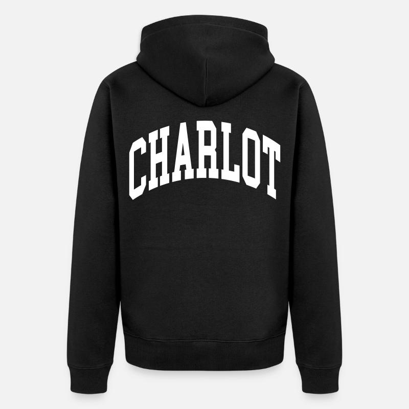 Charlot - Veste à capuche bio Premium Unisexe - noir