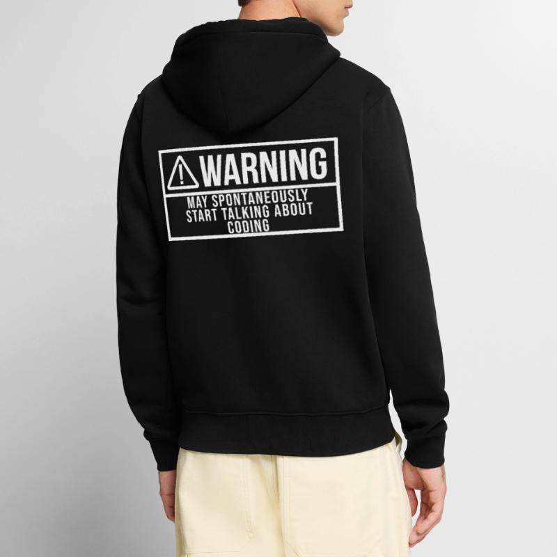 Coding Unisex Premium Organic Zip Hoodie