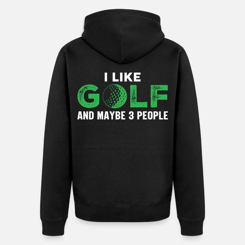 golfe - Veste à capuche bio Premium Unisexe - noir