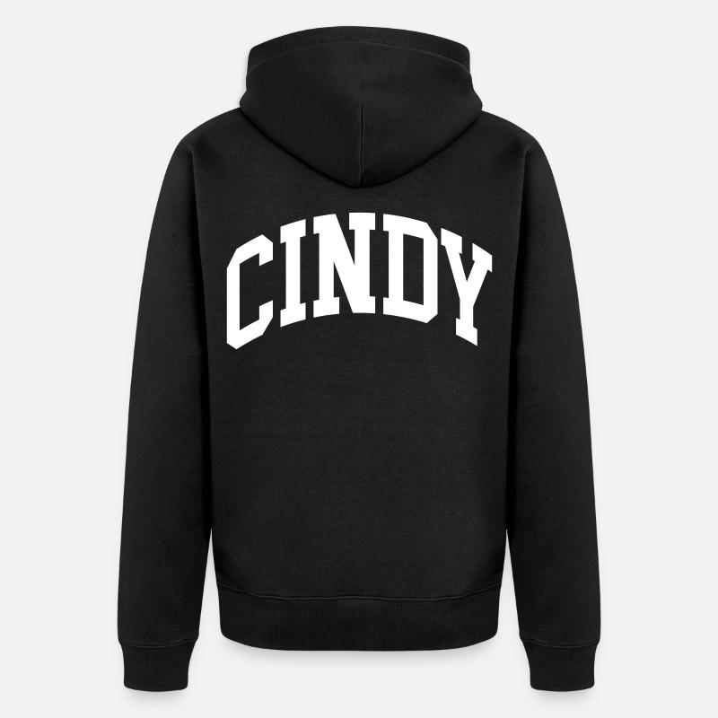Cindy - Veste à capuche bio Premium Unisexe - noir