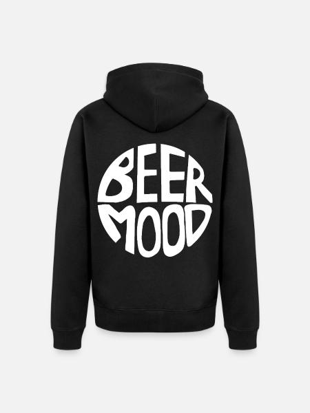 Beer Mood - Unisex Premium Organic Zip Hoodie - black