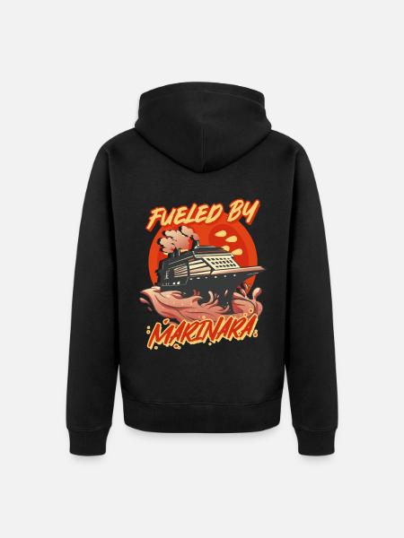 Marinara - Unisex Premium Bio Zip Hoodie - Schwarz