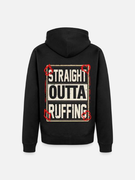Bridge Spieler - Unisex Premium Bio Zip Hoodie - Schwarz