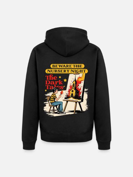 Okkultismus Dämonologie Tarot - Unisex Premium Bio Zip Hoodie - Schwarz