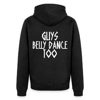 Danse orientale Danse orientale Guys Belly Dance Too - Veste à capuche bio Premium Unisexe - noir - Dos - Nico (187cm)