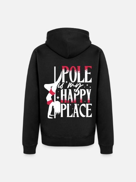 Pole Dancing Poledancing Poledancer - Unisex Premium Bio Zip Hoodie - Schwarz