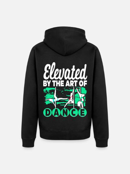 Pole Dancing Poledancing Poledancer - Unisex Premium Bio Zip Hoodie - Schwarz