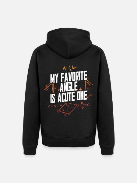 Mathe Mathematik Mathelehrer Mathematiklehrer - Unisex Premium Bio Zip Hoodie - Schwarz