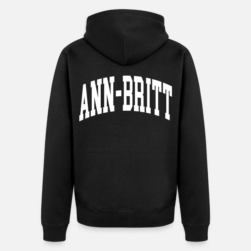 Ann-Britt - Veste à capuche bio Premium Unisexe - noir