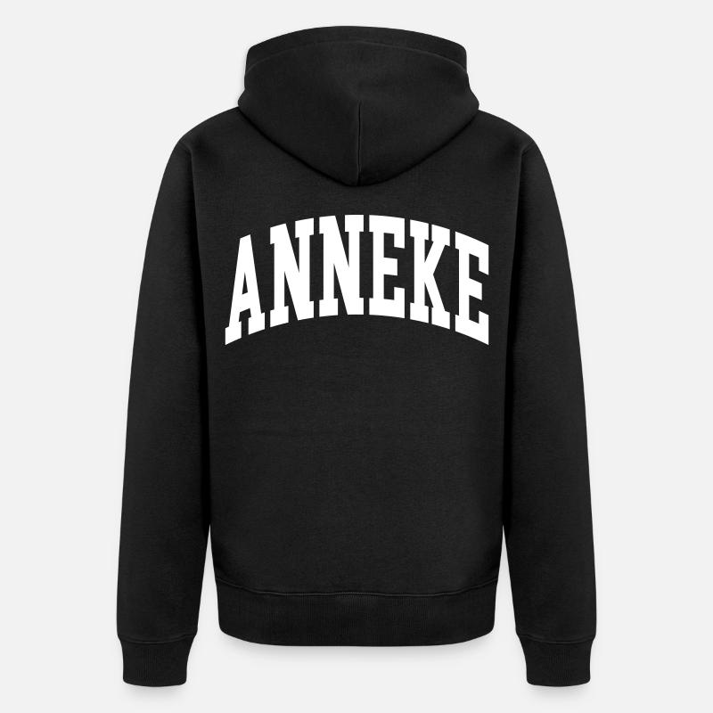 Anneke - Veste à capuche bio Premium Unisexe - noir