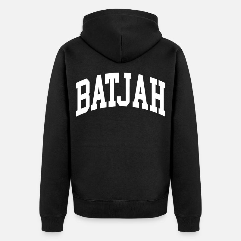 Batjah - Veste à capuche bio Premium Unisexe - noir