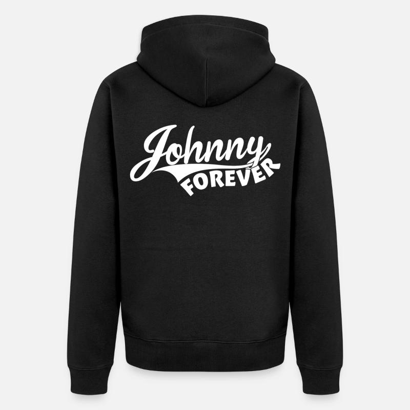 Johnny Forever - Veste à capuche bio Premium Unisexe - noir