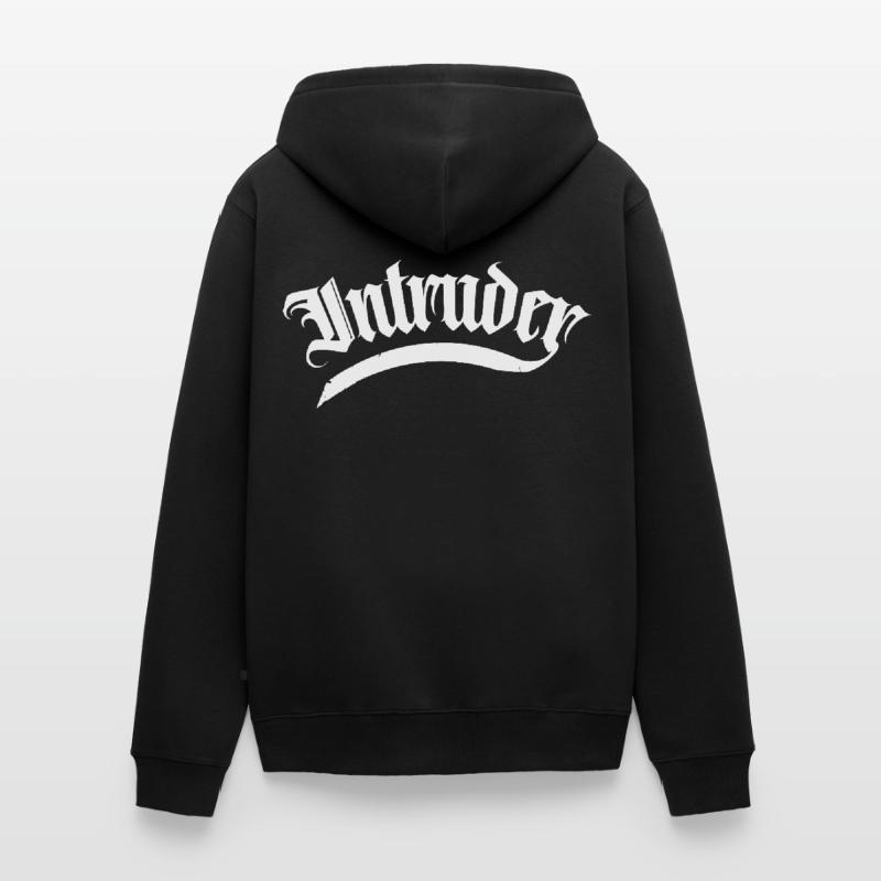intruder hacker eindringling clan sticker computer Unisex Premium Bio Zip Hoodie