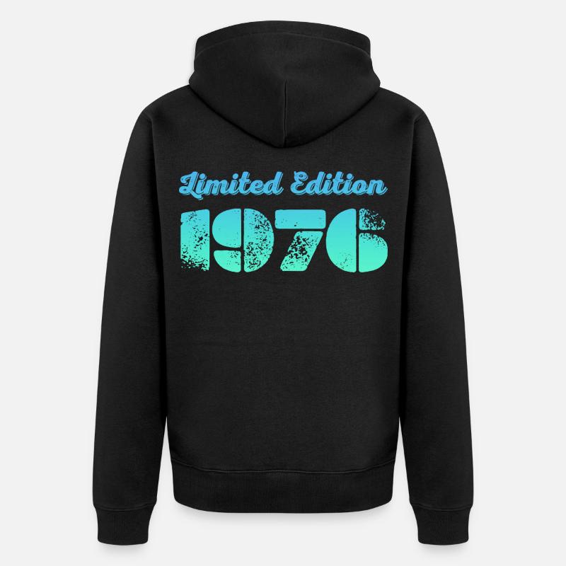 Millésime 1976 - Veste à capuche bio Premium Unisexe - noir