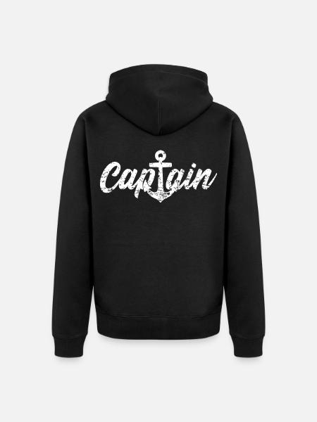 Capitaine capitaine - Veste à capuche bio Premium Unisexe - noir