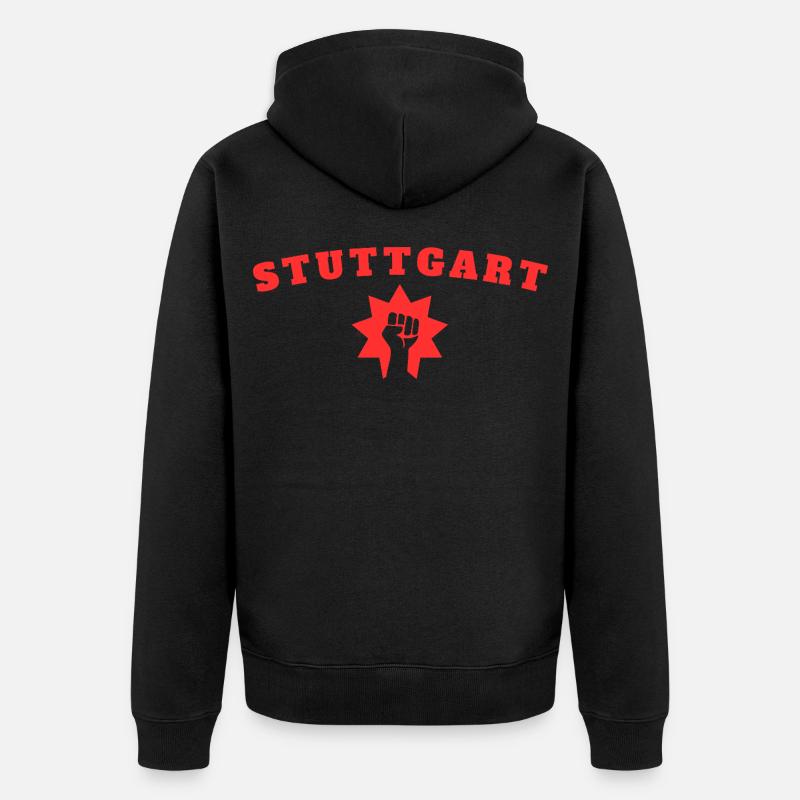 Stuttgart - Veste à capuche bio Premium Unisexe - noir