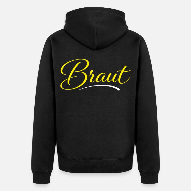 Mariée - Veste à capuche bio Premium Unisexe - noir