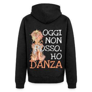 Today I Can't, I Have Dance: For Dancers - Unisex Premium Organic Zip Hoodie - black - Back - Nico (187cm)