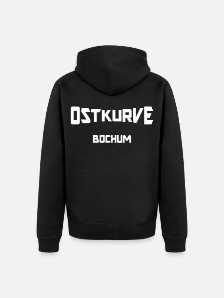 Ostkurve Bochum - Unisex Premium Bio Zip Hoodie - Schwarz