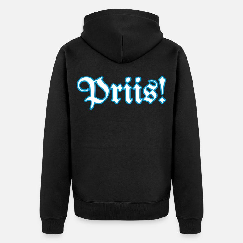Pris Priiis Schnupftabak - Veste à capuche bio Premium Unisexe - noir