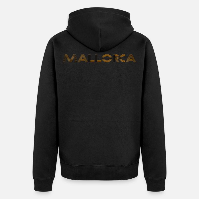 Majorque - Veste à capuche bio Premium Unisexe - noir