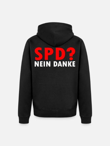 Spd - Unisex Premium Bio Zip Hoodie - Schwarz