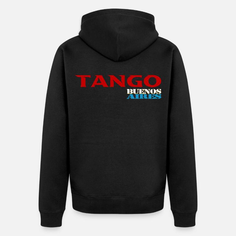 Tango - Unisex Premium Bio Zip Hoodie - Schwarz
