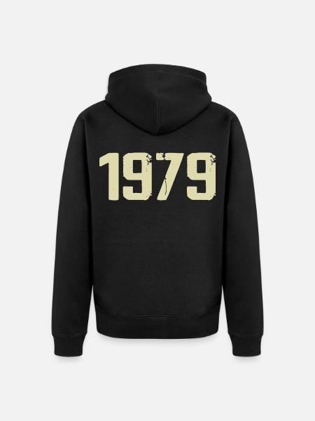 Jubilé 1979 - Veste à capuche bio Premium Unisexe - noir