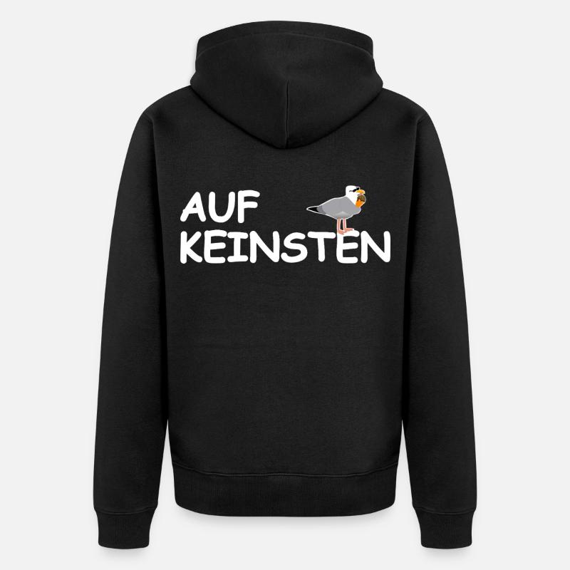 Sur aucune mouette - Veste à capuche bio Premium Unisexe - noir