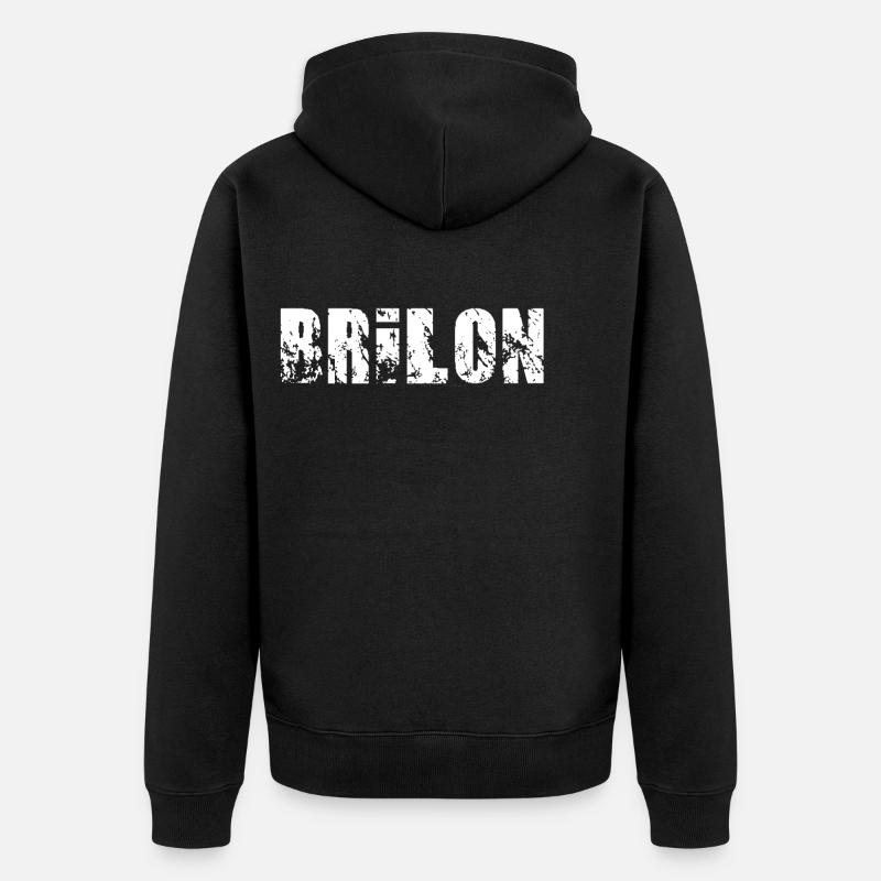 Brilon - Unisex Premium Bio Zip Hoodie - Schwarz