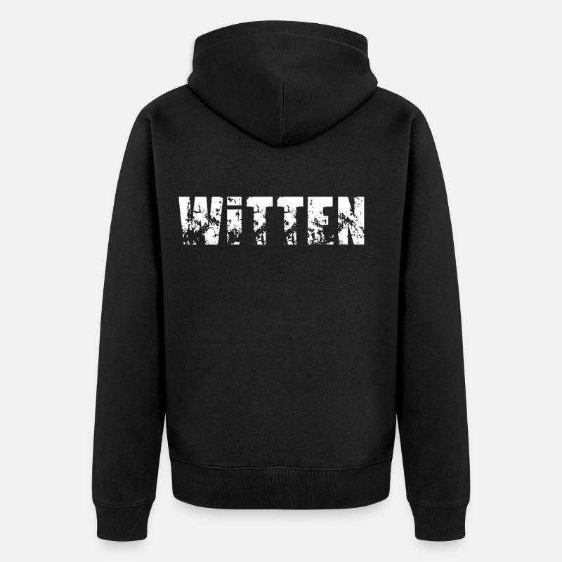 Witten - Veste à capuche bio Premium Unisexe - noir