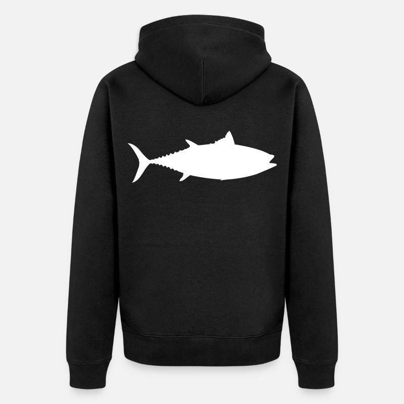 Poisson - Veste à capuche bio Premium Unisexe - noir