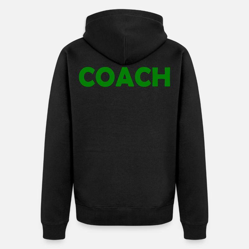 Coach - Veste à capuche bio Premium Unisexe - noir