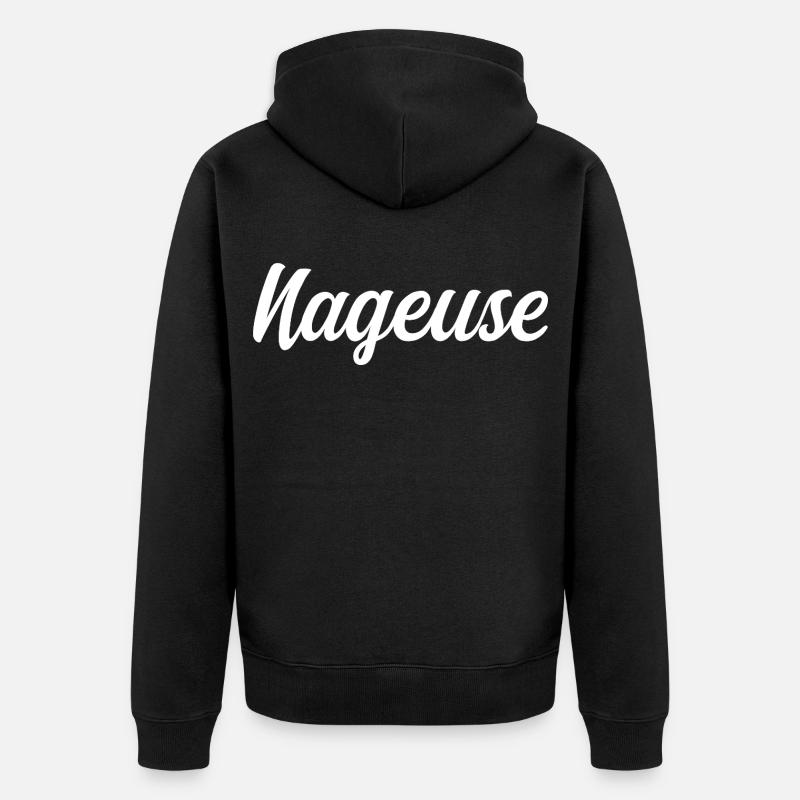 Nageuse - Veste à capuche bio Premium Unisexe - noir