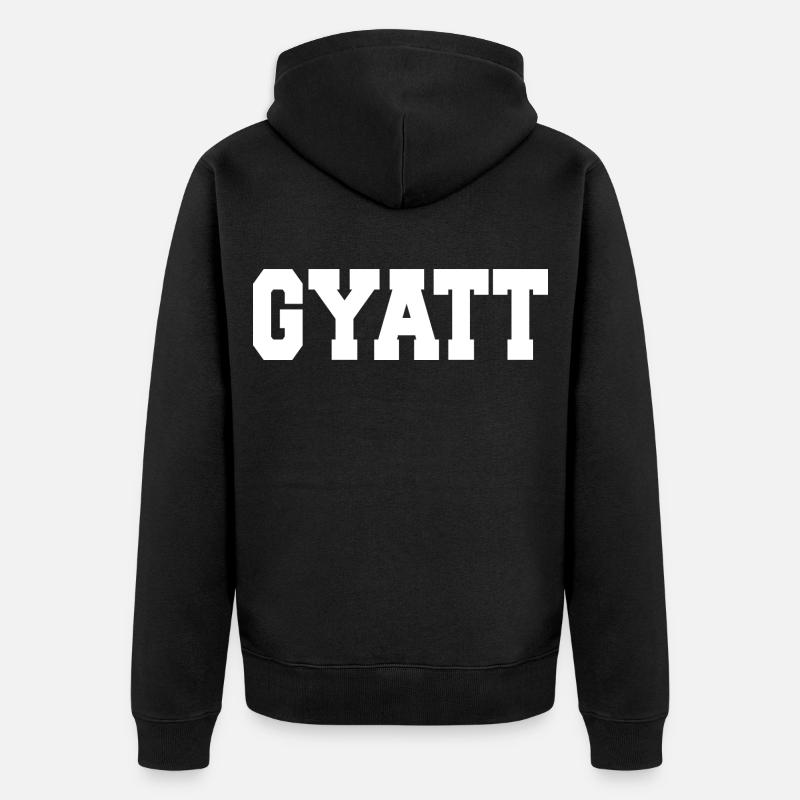 Gyatt - Veste à capuche bio Premium Unisexe - noir