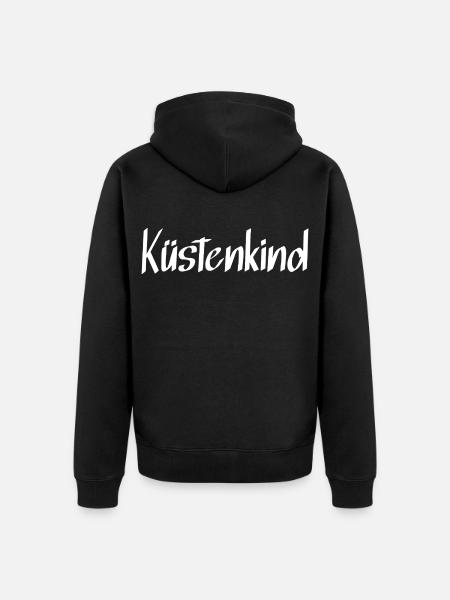 Küstenkind - Unisex Premium Bio Zip Hoodie - Schwarz