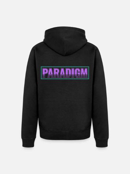 Paradigm Shift – New Thinking - Unisex Premium Organic Zip Hoodie - black