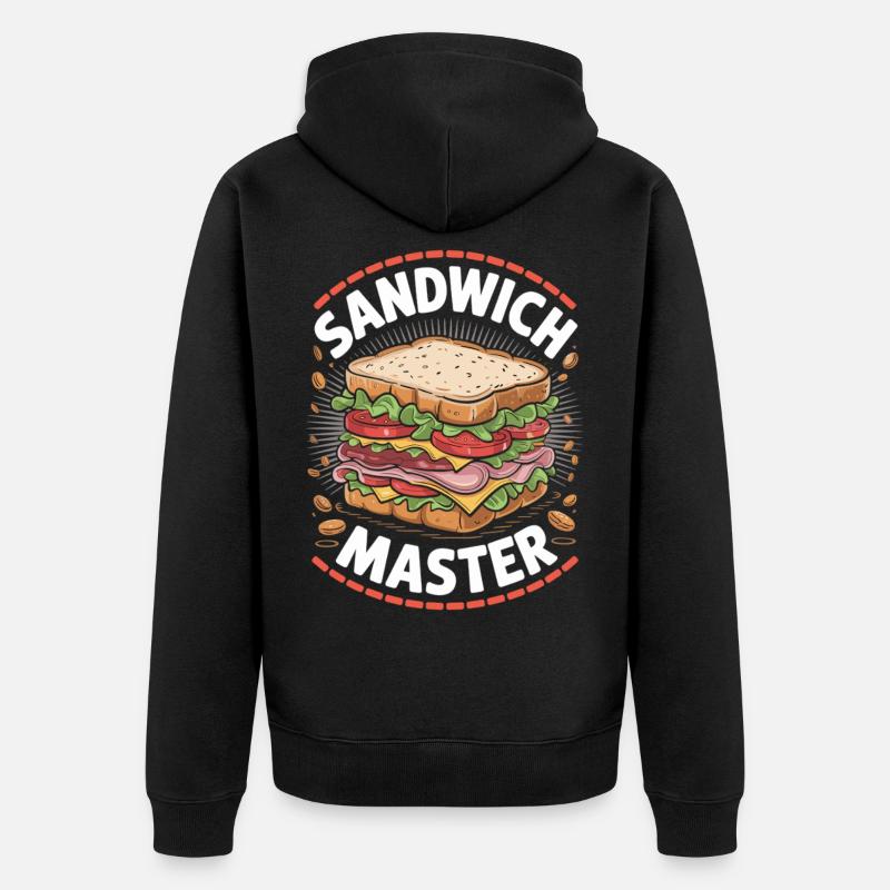 Sandwich Master T-Shirt - Veste à capuche bio Premium Unisexe - noir