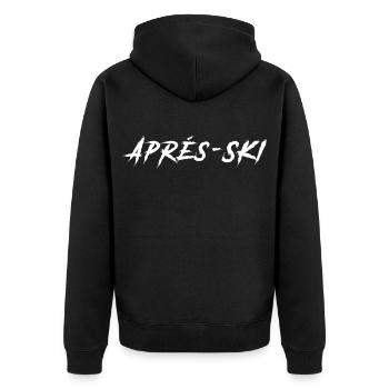Après-ski - Veste à capuche bio Premium Unisexe - noir - Dos - Nico (187cm)