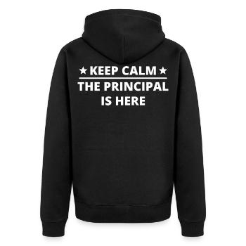 Directeur Directeur Principal Professionnel - Veste à capuche bio Premium Unisexe - noir - Dos - Nico (187cm)