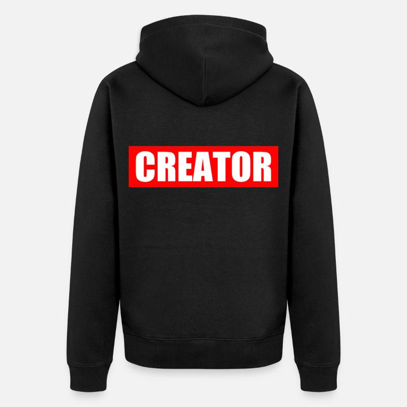 Creator - Veste à capuche bio Premium Unisexe - noir