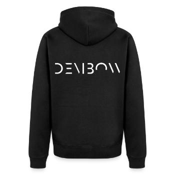 Dembow Music Dominican Culture Urban - Unisex Premium Organic Zip Hoodie - black - Back - Nico (187cm)