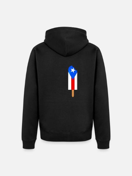 Puerto Rico - Unisex Premium Organic Zip Hoodie - black