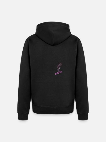 Water Mirija - Unisex Premium Organic Zip Hoodie - black