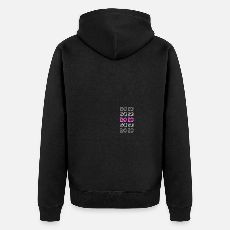 Modèle 2023 - Veste à capuche bio Premium Unisexe - noir