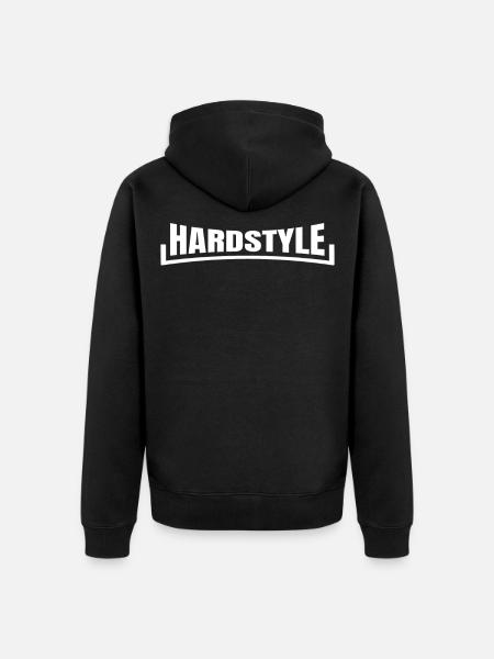 HARDSTYLE | Shirts - Unisex Premium Bio Zip Hoodie - Schwarz